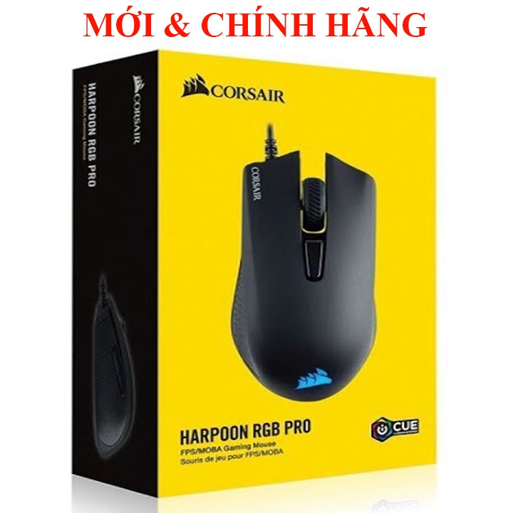 Chuột game Corsair Harpoon RGB PRO, CORSAIR KATAR PRO - Độ chính xác cao &amp; bền lâu