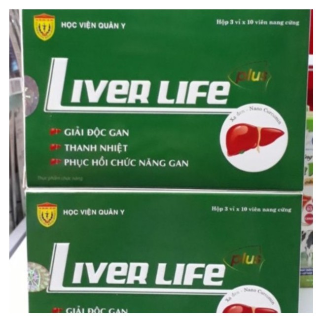 Bổ Gan Liver Life PLus 💊 FREESHIP ️💊 Học Viện Quân Y