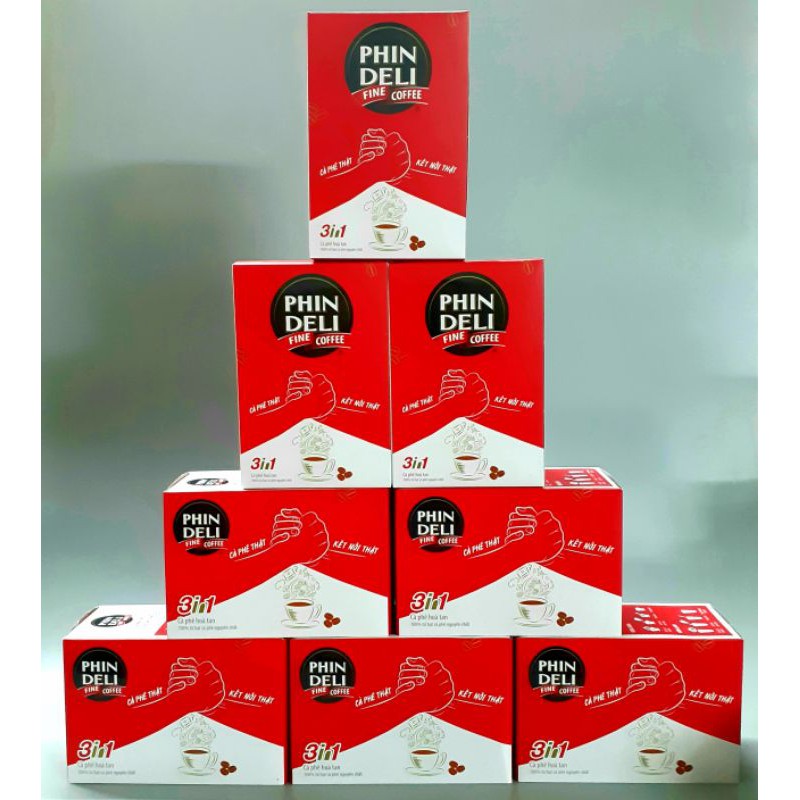 Cà phê Phin Deli hòa tan 3in1 _ Dây 9 gói x 17gr | BigBuy360 - bigbuy360.vn