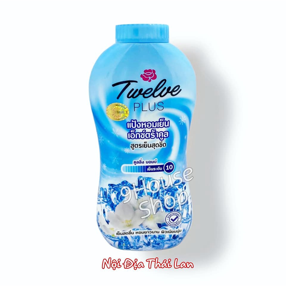 01 Phấn Lạnh Hương Hoa TWELVE PLUS Thái Lan 300gram