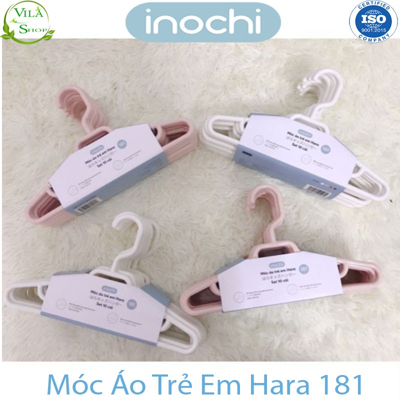 [ Set 10 ] Móc Treo Quần Áo, Móc Quần Áo Trẻ Em Hara 181, Treo Đồ Trẻ Em Cao Cấp INOCHI Tiêu Chẩn Nhật