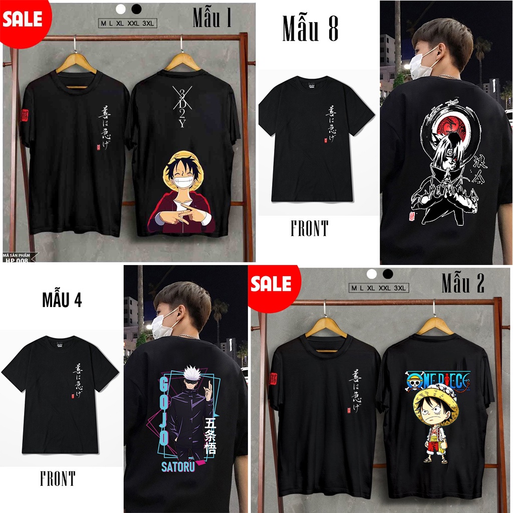 Áo phông One Piece Naruto ANime Manga đẹp ⚡ FREESHIP ⚡Mẫu áo thun Satoru Kaisen - Tokyo Revengers | BigBuy360 - bigbuy360.vn