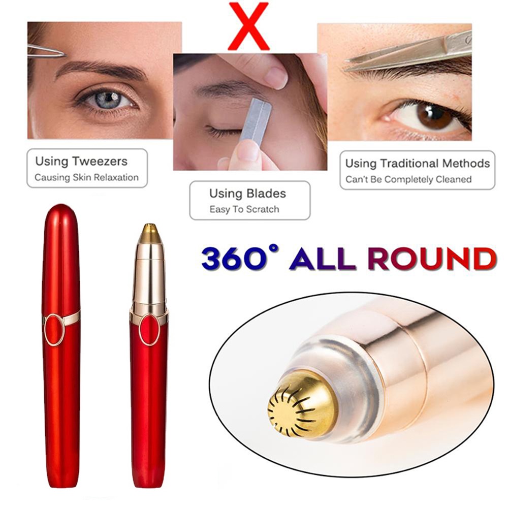 Máy cạo lông mày mini FOREVERLILY không đau sạc usb tiện dụng