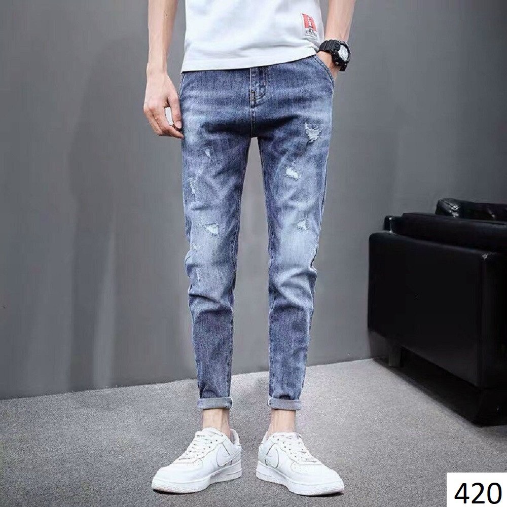 Quần Jean Nam Bo Chân Phong Cách Trẻ Trung, Quần Bò Nam Chất Jeans Cao Cấp Mẫu Mới Nhất MuradFashion Ms4023 | BigBuy360 - bigbuy360.vn