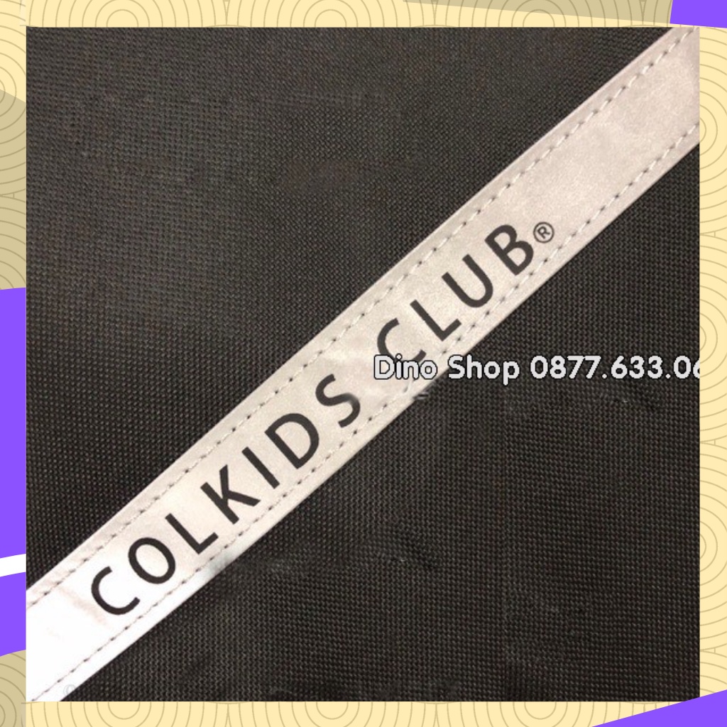Balo Đi Học Colkids Club SS3 Phản Quang Thời Trang Màu Đen