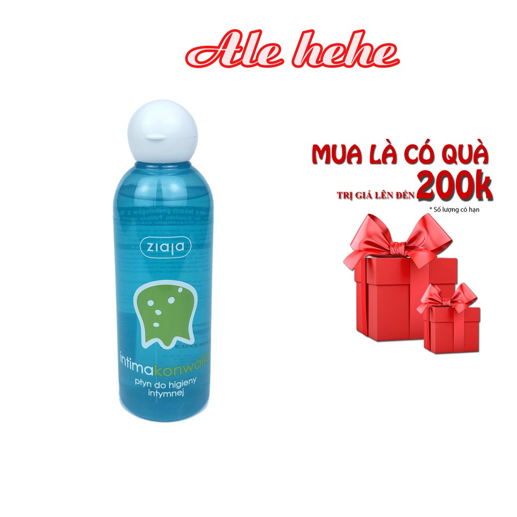 Dung Dịch Vệ Sinh Intima Ziaja Chống Khô, Cấm ẩm,Làm Sạch Khí Hư Hoa Lan Chuông Tươi Mới Dạng Gel 200ml