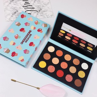 Bảng phấn mắt 15 ô choco choke hold live ice cream eyeshadow qq0050