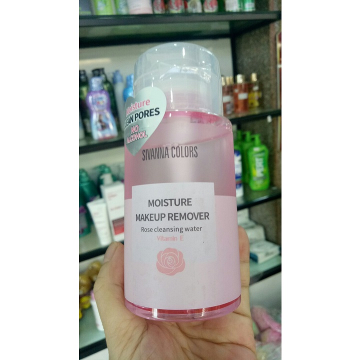 NƯỚC TẨY TRANG HOA HỒNG SIVANNA COLORS MOISTURE MAKEUP REMOVER ROSE CLEANSING WATER THÁI LAN