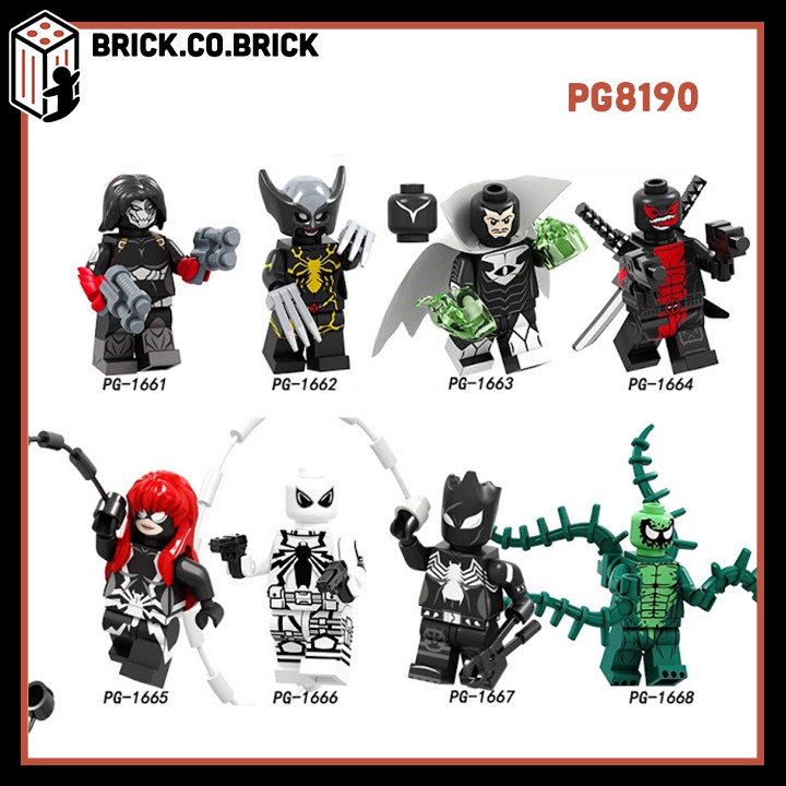 Lasher Anti-Venom and Venomverse Đồ Chơi Non LEGO Super Hero Mô Hình Lắp Ráp Siêu Anh Hùng Marvels DC PG8190