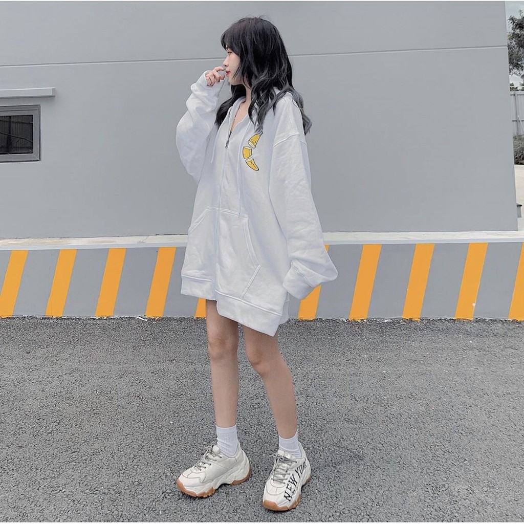 Áo KHOÁC Hoodie TRÁI CHUỐI BANANA Unisex 1hitshop | BigBuy360 - bigbuy360.vn