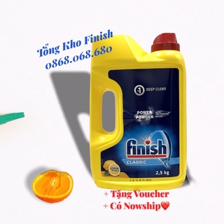 Bột rửa bát finish 2.5kg - viên gel - các sản phẩm 2 chức năng tẩy rửa - ảnh sản phẩm 1