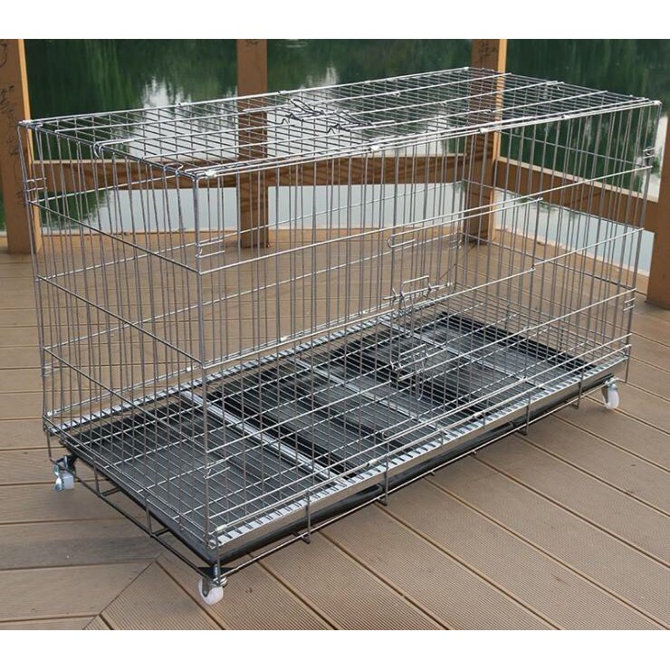 (XẢ KHO) CHUỒNG CHÓ LỚN 1M3X60X70CM GẤP GỌN DÀNH CHO PET LỚN