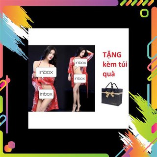 Set áo choàng ngủ kèm đồ lót