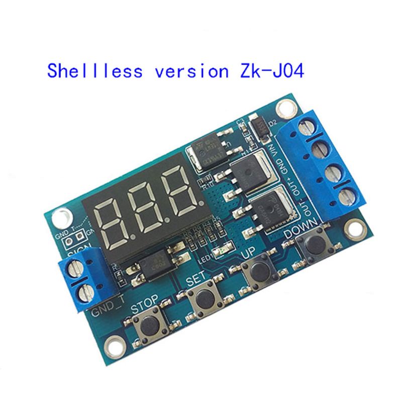 ✿ Timer Delay Relay for DC 5V 12V 24V On Off Timer Module Trigger Cycle Dual MOS D