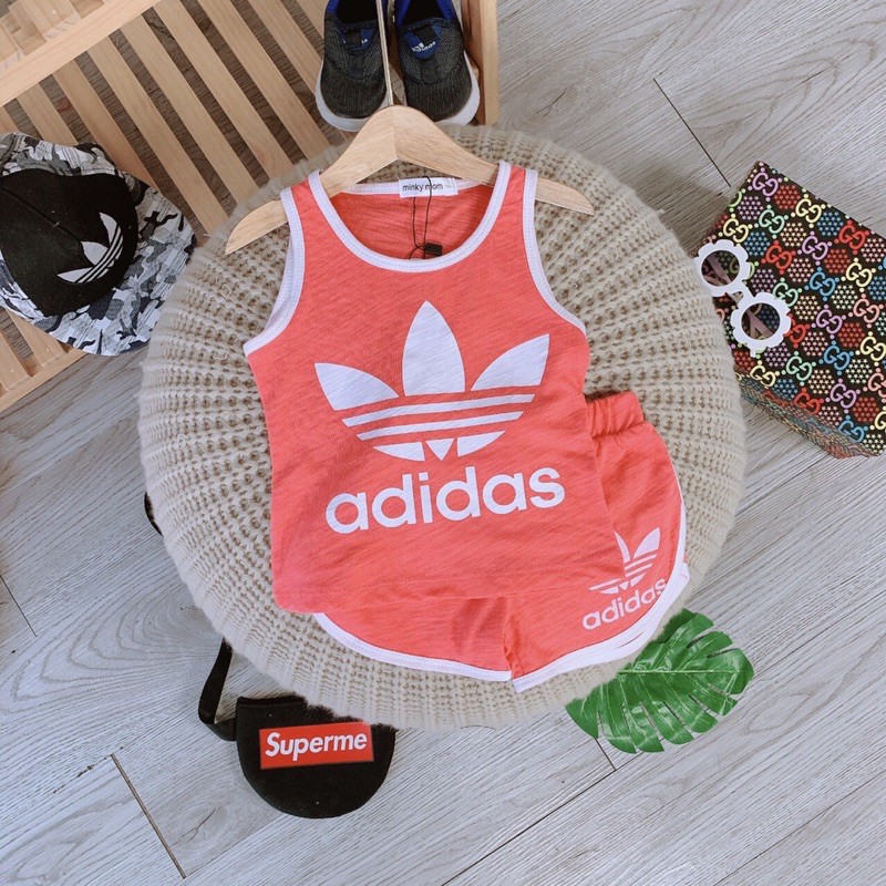 Bộ ba lỗ bé trai bé gái kiểu dáng thể thao 7-20kg- đồ bộ bé trai bé gái