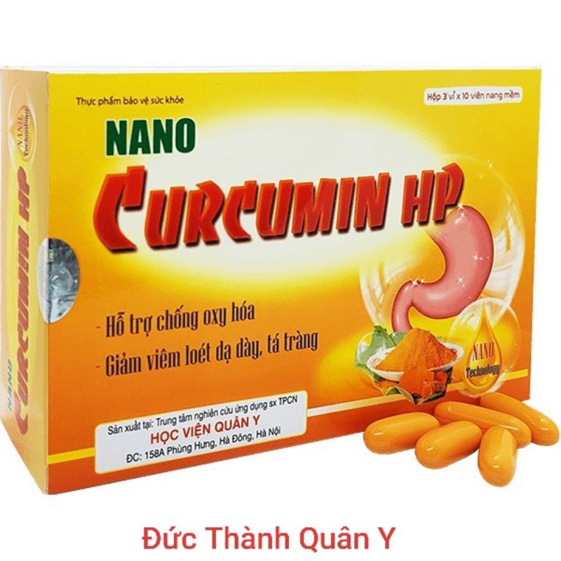Nano Curcumin HP - Học viện Quân Y sản xuất