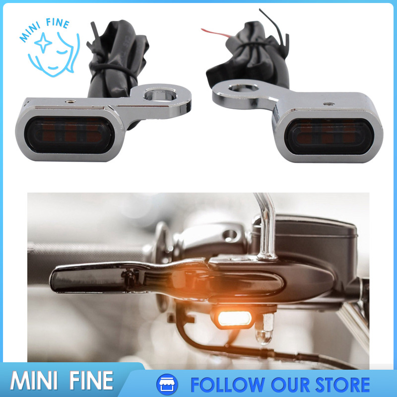 Đèn LED Xi Nhan Màu Cam Bạc Cho Harley Sportster 883 1200