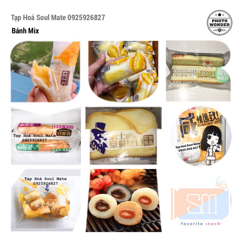 Combo Sỉ 3kg Bánh Mix