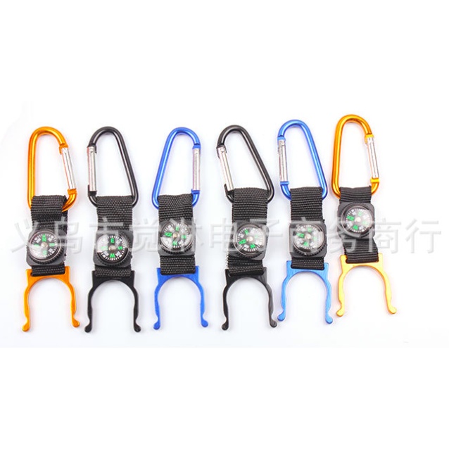 Móc khóa treo chai nước + la bàn