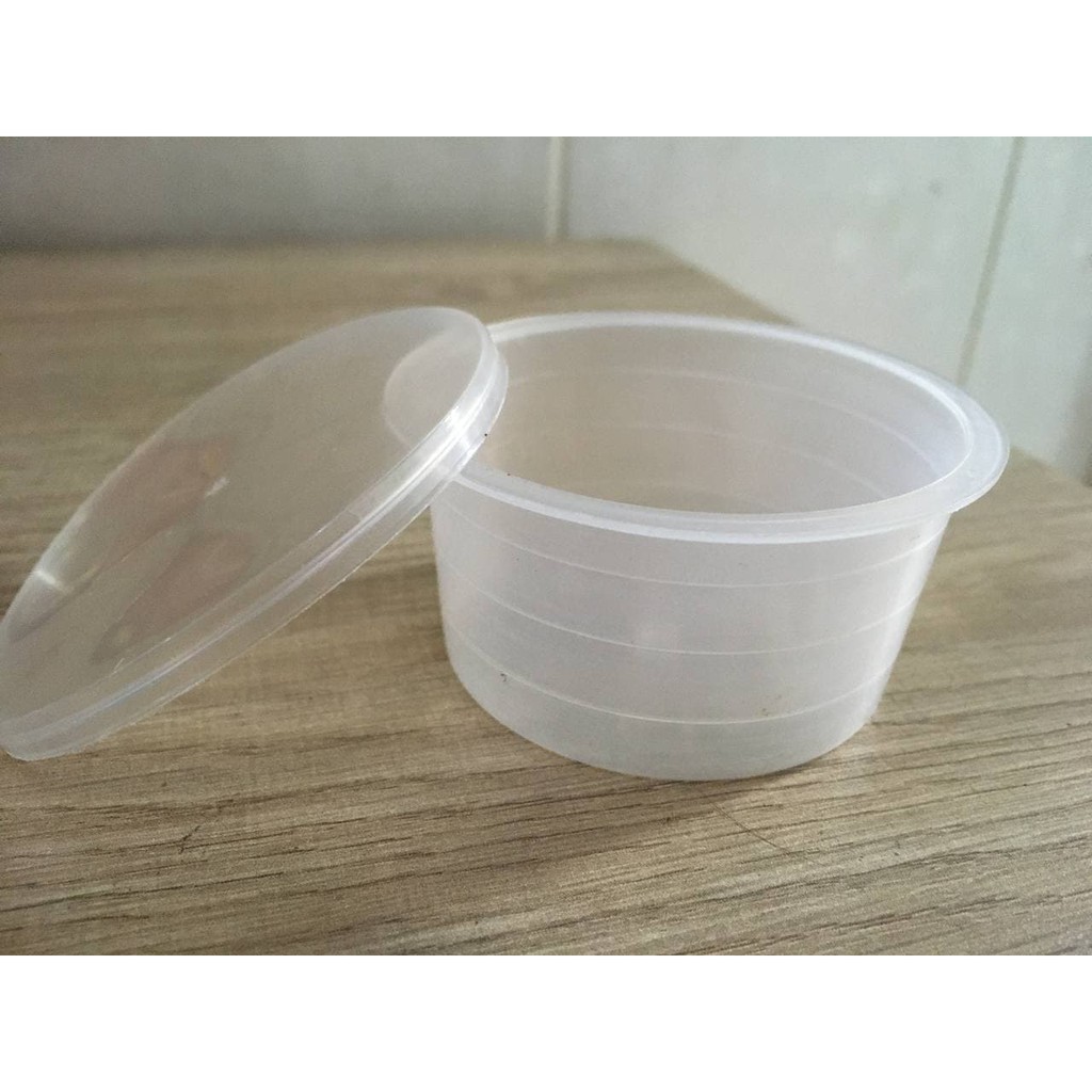 [Lốc 50 cái] Hủ bánh flan caramen, rau câu, sữa chua, đựng slime (có nắp) | BigBuy360 - bigbuy360.vn