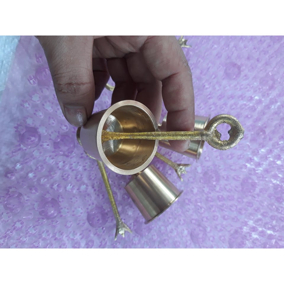 Cối giã trầu đồng bé