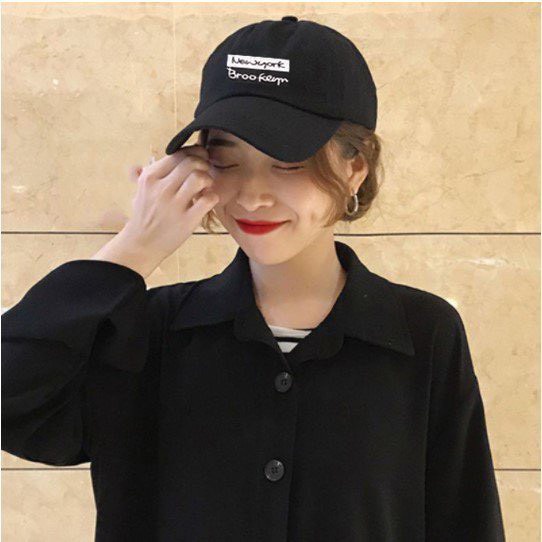 Mũ Lưỡi Trai Nón Kết Thêu Chữ Newyork And Apas Phong Cách Ulzzang Form Unisex Nam Nữ - Hazo