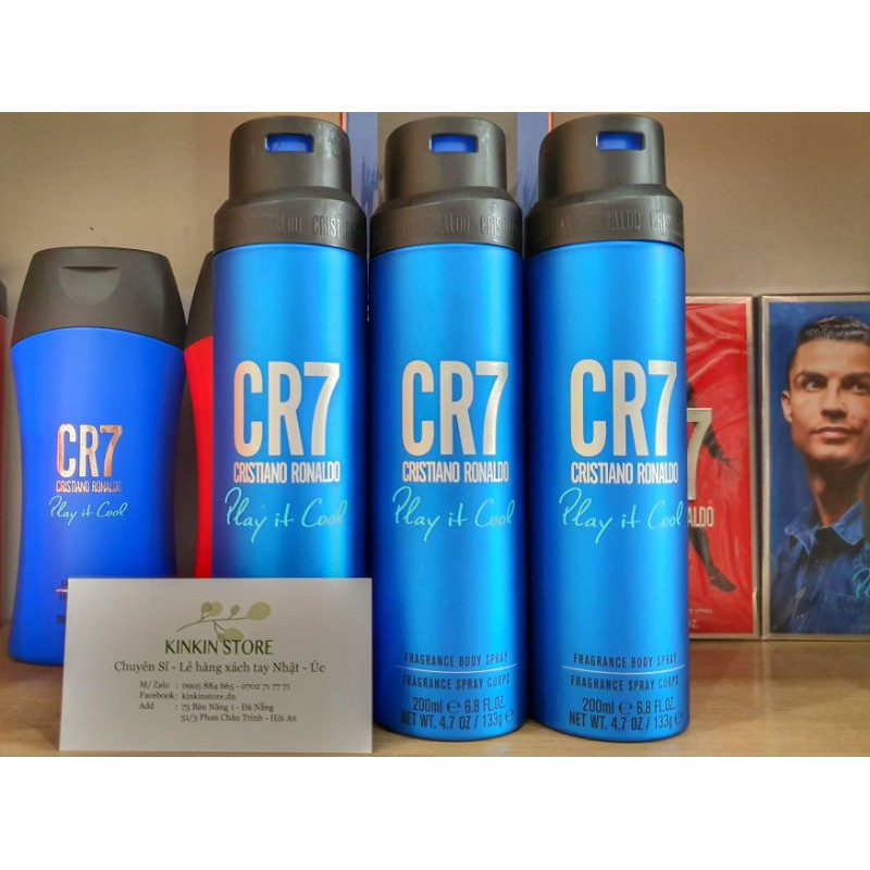 Bình Xịt Khử Mùi Toàn Thân Nước Hoa Cristiano Ronaldo CR7 Play It Cool