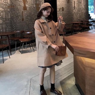 Áo khoác dạ dáng dài đẹp - Hàng order