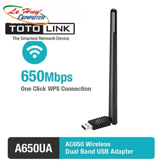Mua USB Wi-Fi Băng Tần Kép AC650 TOTOLINK A650UA-Tốc Độ Siêu Cao 650Mbps