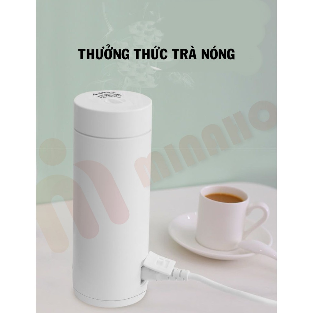 Bình Đựng Nước, Đun Nước, Pha Sữa Du Lịch MIUI - Ấm Siêu Tốc Tiện lợi Nhỏ Gọn, Thời Trang Có Thể Mang Đi Du Lịch