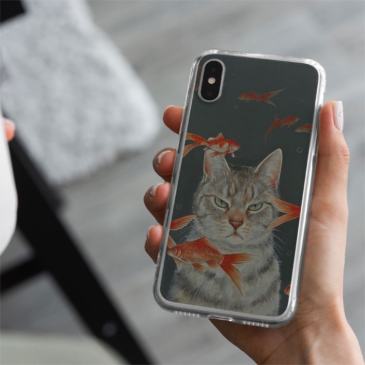 Vỏ ốp chống nước mèo mặt mo TG Case Hàng cao cấp cho các loại Iphone CAT20210013