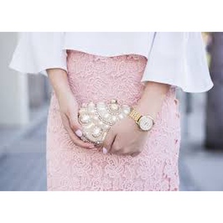 Chân váy ôm hồng cam size S