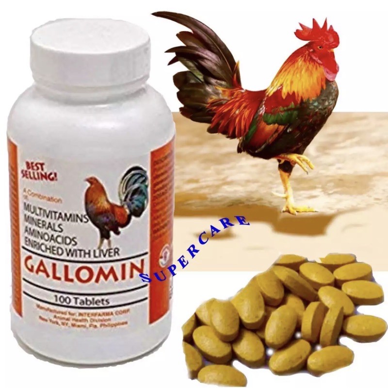 GALLOMIN (chiếc lẻ 20v) - VITAMIN ĂN UỐNG KHỎE, TƯƠI, SUNG TÚC GÀ