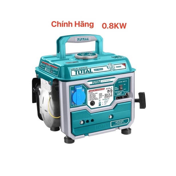 TOTAL MÁY PHÁT ĐIỆN DÙNG XĂNG pha nhớt 0.8 KW TP18001 (Cam kết Chính Hãng 100%)