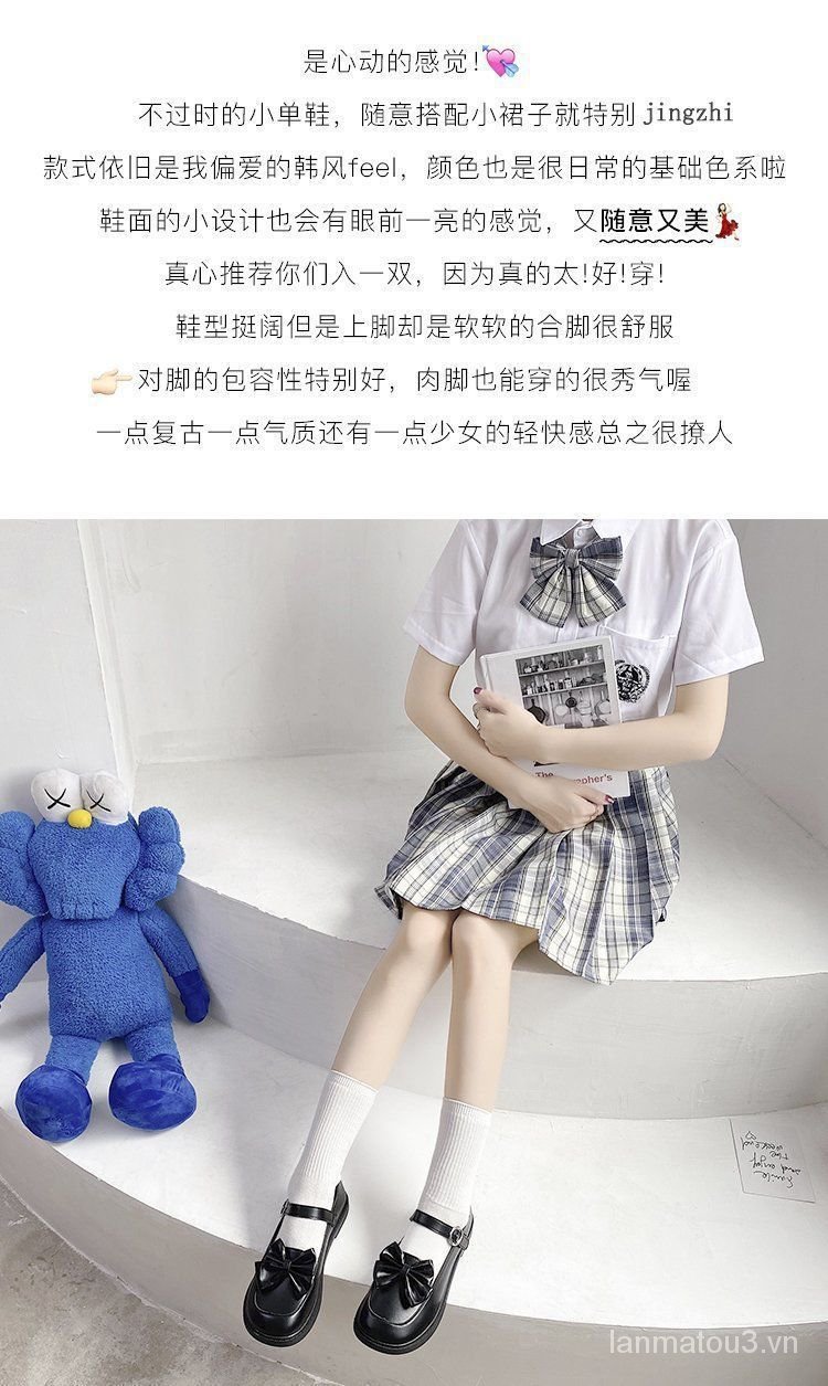 Giày Búp Bê Phối Nơ Xinh Xắn Dành Cho Nữ 21 | BigBuy360 - bigbuy360.vn