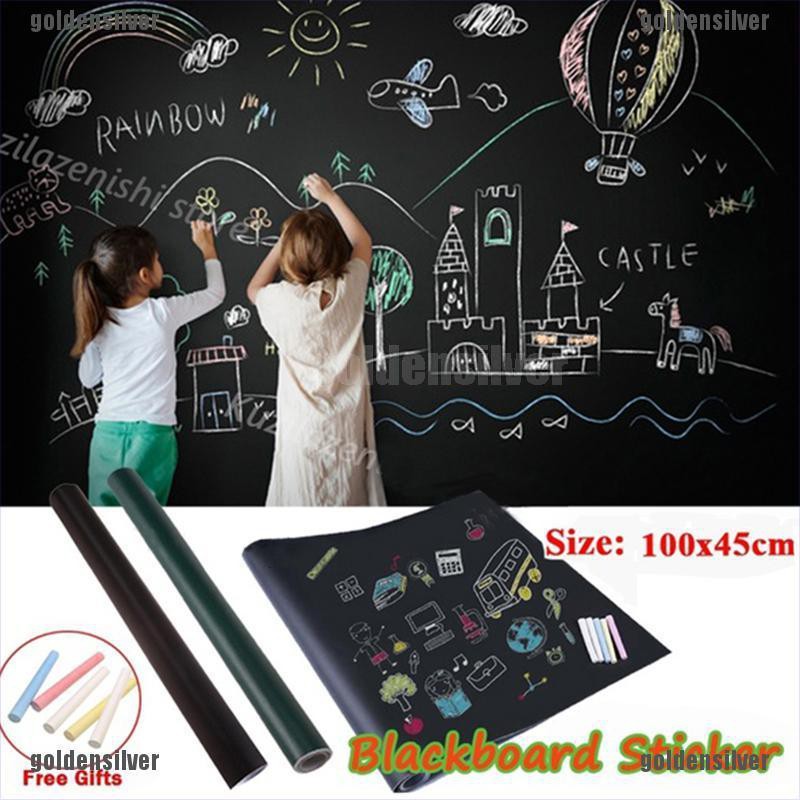 Sticker Bảng Đen Dán Tường Trang Trí Tháo Được