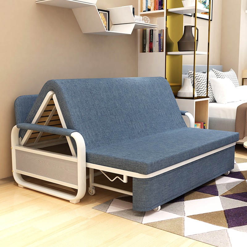 Sofa giường cao cấp gấp gọn, sofa bed đa năng đặt phòng khách, phòng ngủ, sofa thông minh kích thước 1m5x1m8