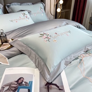 Set Chăn Ga Gối Lụa Luxury 100s ( Set 4 món )