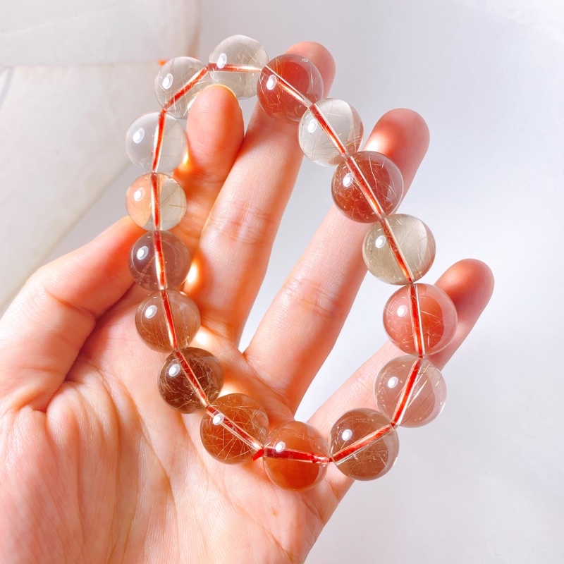 Vòng Hạt Đeo Tay Tóc Vàng - Chính Hãng Chấn Phong