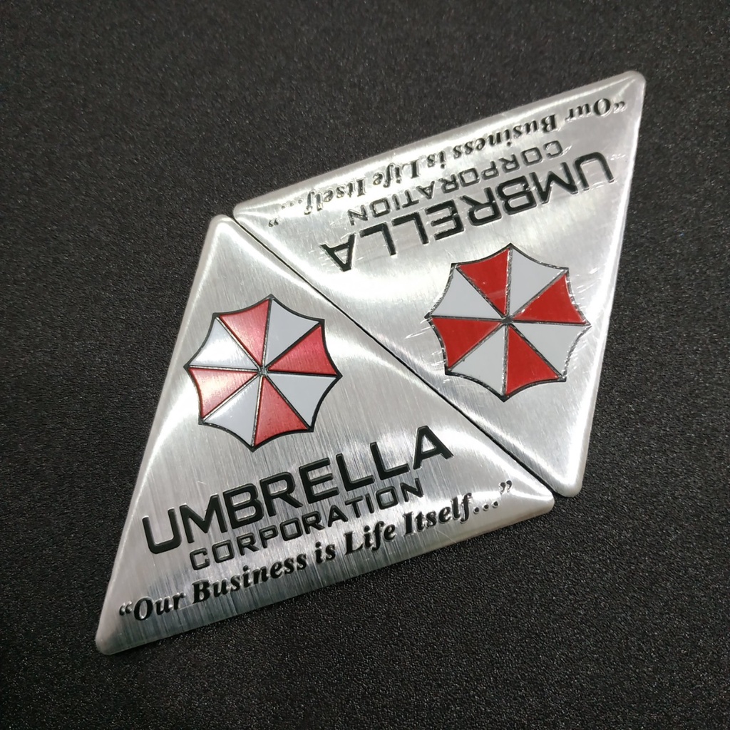 Tem nhôm Umbrella tam giác 7x7cm