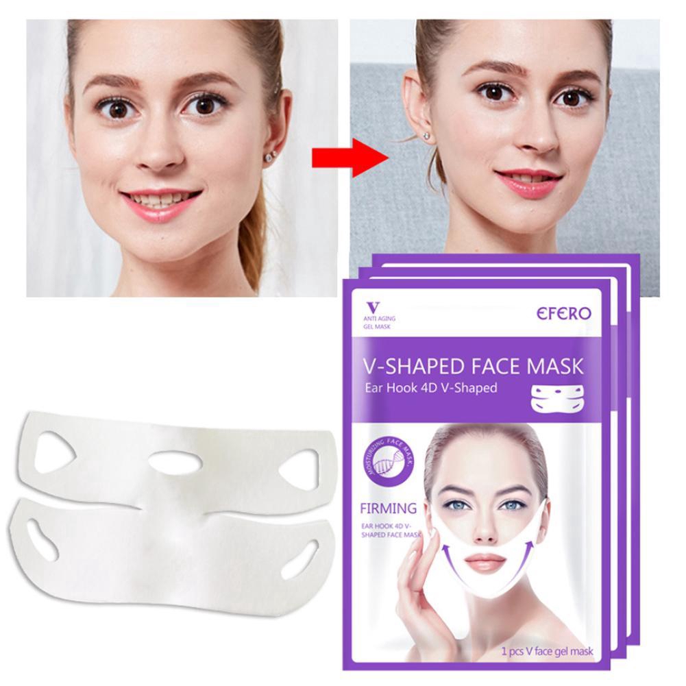 4D V-Shape Thin Face Mask Slimming Lifting Firming Fat Burn Double Chin V-line