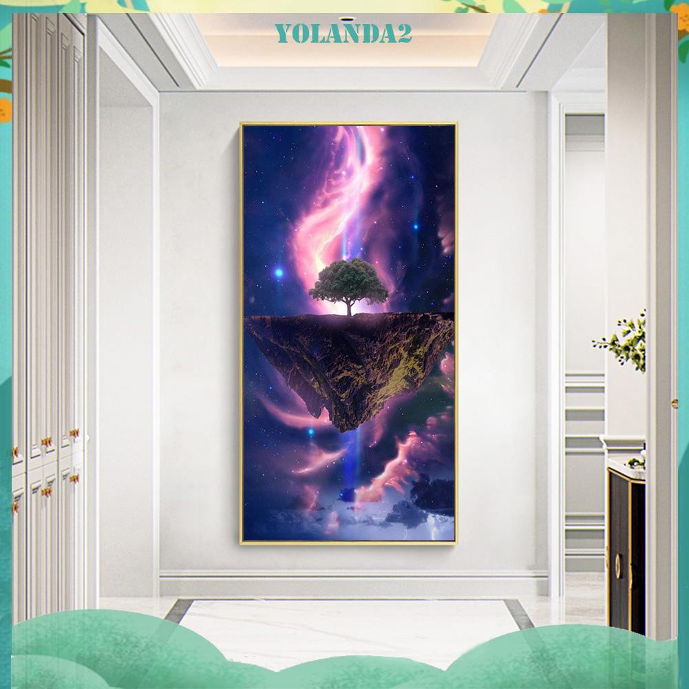 Bộ Dụng Cụ Làm Tranh Đính Đá Cảnh Núi Diy Trang Trí Nội Thất