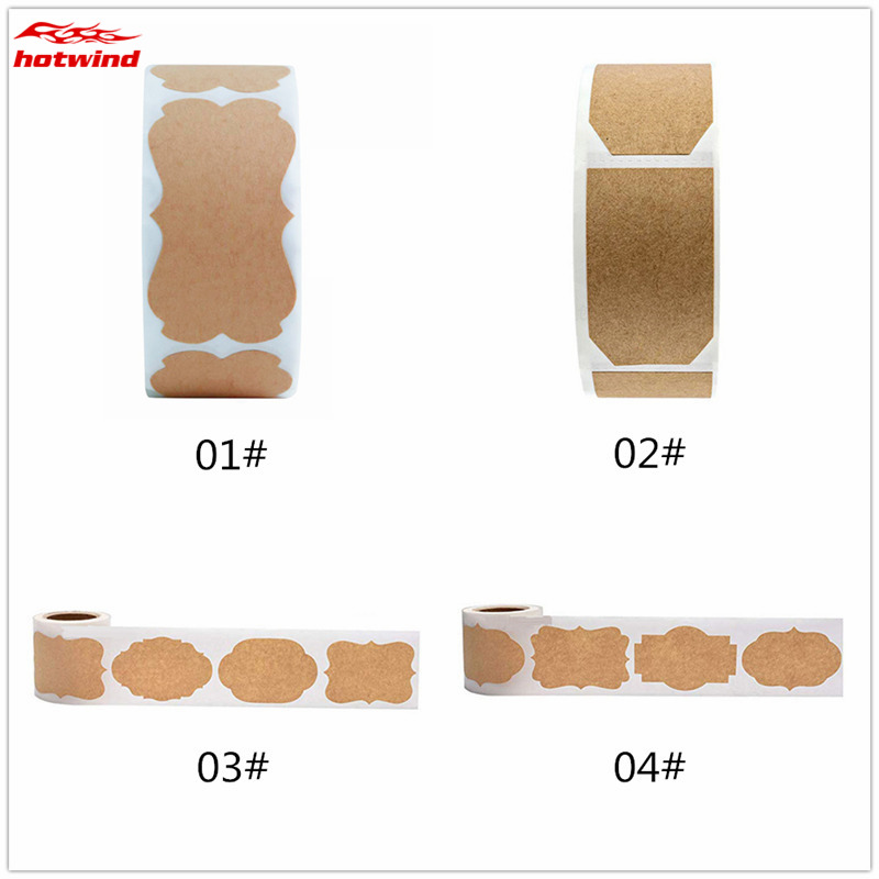 HW Set 300 Nhãn Dán Trang Trí Lọ Thủy Tinh
