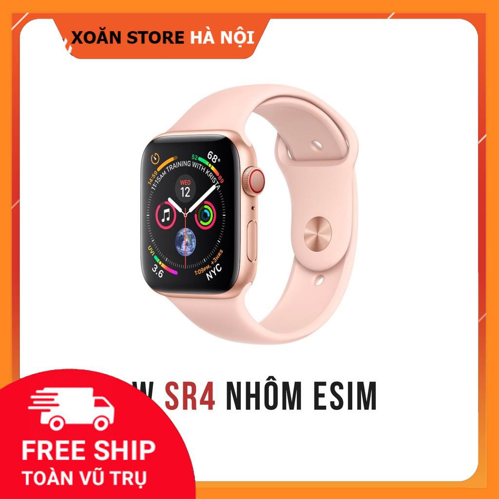 ĐỒNG HỒ APPLE WATCH SERIES 4 Nhôm 40mm và 44mm LTE chạy ESIM mới 99% bảo hành 12 tháng LỖI LA ĐỔI tại Xoăn Store