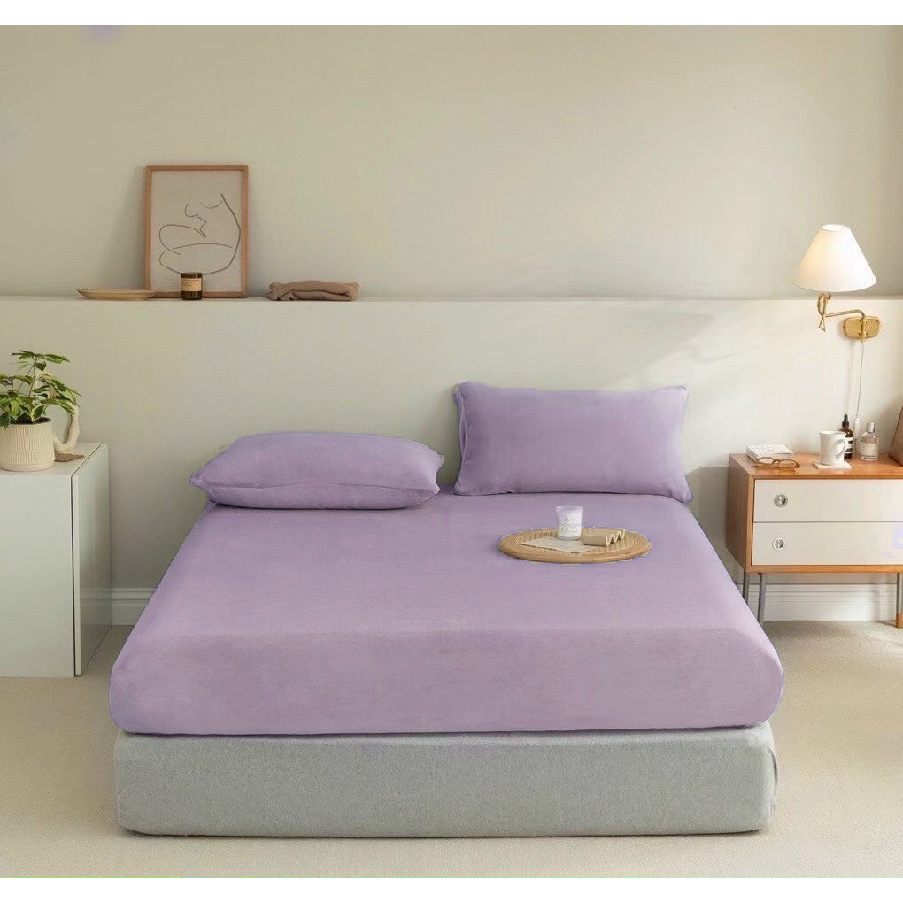 Bộ ga gối nỉ EMMIBEDDING STORE miễn phí bo chun và làm ga phủ theo yêu cầu