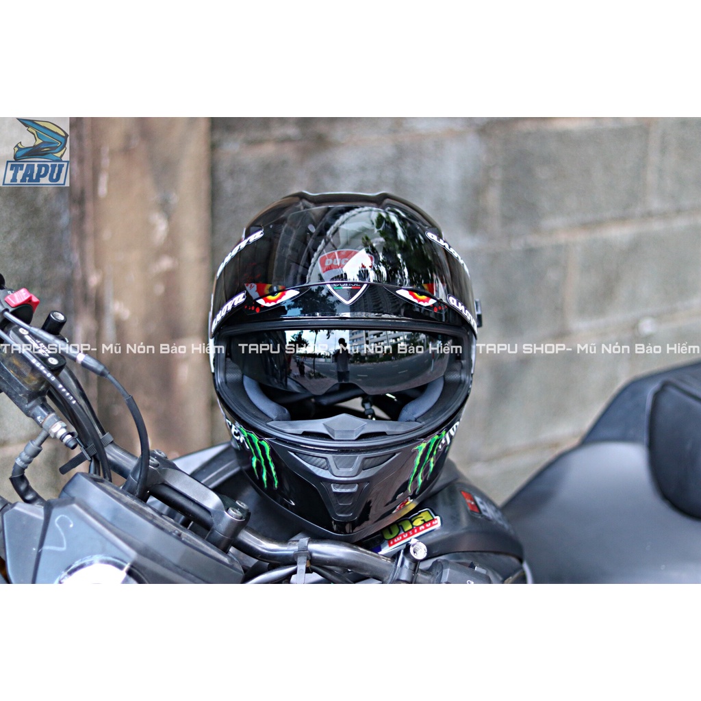 MŨ BẢO HIỂM FULLFACE ROC 03 2 KÍNH LÊN TEM Shark V1