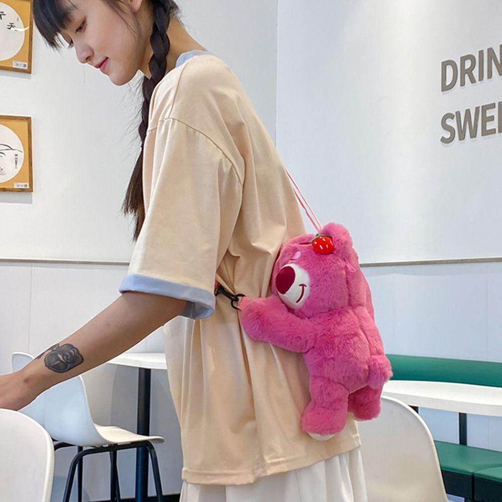 Túi Đeo Vai Đựng Tiền Xu Hình Gấu Hoạt Hình Dễ Thương Cho Nữ