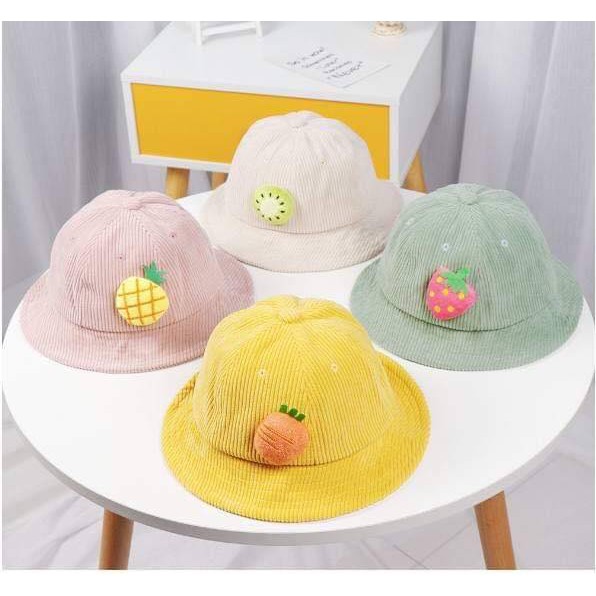 Mũ bucket hình trái cây cho Bé yêu
