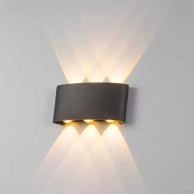 Đèn hắt tường 2 đầu vỏ nhôm LT017/4  ,đèn phòng ngủ, đèn dẫn cầu thang, đèn trang trí, đèn tường, đèn rọi 2 đầu