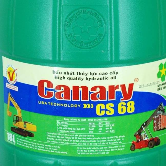 Dầu thủy lực Mekong Canary CS 68 18L